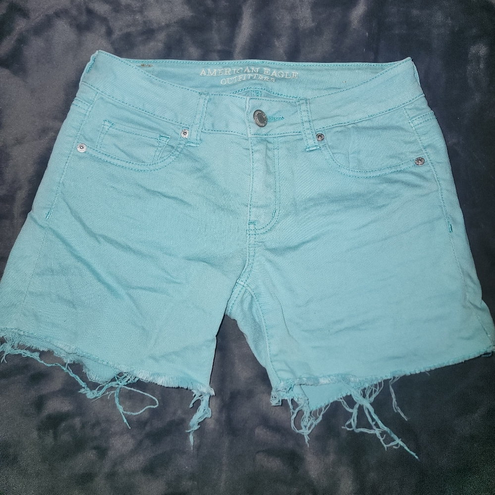 American Eagle Midi Jean Shorts